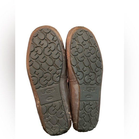 UGG MEN\'S MARLOWE ANKLE-HIGH LEATHER SLIPPER size 11 main image 4